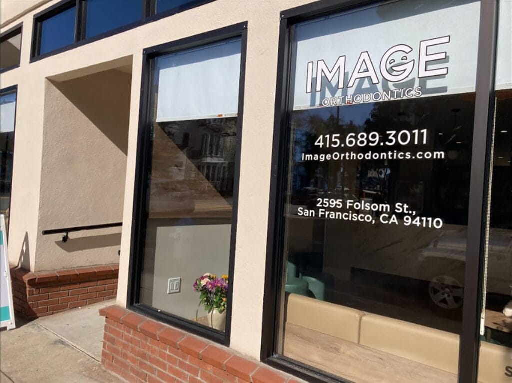 Exterior of the Image Orthodontics' Mission District clinic.